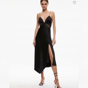 NWT! Alice + Olivia Moriah Midi Cutout Dress